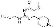 CAS#: 55921-70-5， 4-Chloro-2-(2-Hydroxyethylamino)-6-(4-Methylpiperazino)-5-(Methylthio)Pyrimidine