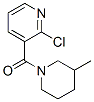 structure of CAS# 560106-13-0, 1-[(2-Chloro-3-Pyridinyl)Carbonyl]-3-Methyl-Piperidine;Piperidine, 1-[(2-Chloro-3-Pyridinyl)Carbonyl]-3-Methyl- (9CI);(2-Chloropyridin-3-Yl)(3-Methylpiperidin-1-Yl)Methanone;1-[(2-CHLORO-3-PYRIDINYL)CARBONYL]-3-METHYL-PIPERIDINE