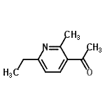 CAS 登录号：56059-77-9， 1-(6-乙基-2-甲基-3-吡啶基)乙酮
