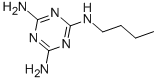 structure of CAS# 5606-24-6, 2-N-Butylamino-4,6-Diamino-1,3,5-Triazine;Butyl-(4,6-Diamino-S-Triazin-2-Yl)Amine;N-Butyl-1,3,5-Triazine-2,4,6-Triamine;N-Butylmelamine