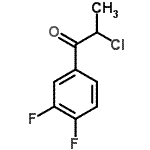 CAS#: 561009-02-7， 2-Chloro-1-(3,4-Difluorophenyl)-1-Propanone