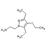 CAS#: 561034-28-4， 2-[3,5-Diethyl-4-(Ethylsulfanyl)-1H-Pyrazol-1-Yl]Ethanamine