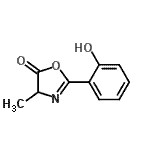 CAS#: 56145-96-1， 2-(2-Hydroxyphenyl)-4-Methyl-1,3-Oxazol-5(4H)-One