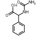 CAS#: 5616-20-6， (Carbamoylamino)(Phenyl)Acetic Acid