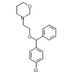 CAS#: 5617-26-5， 3-{2-[(4-Chlorophenyl)(Phenyl)Methoxy]Ethyl}-1,3-Oxazinane