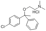 结构式 CAS# 562-09-4, 氯苯那敏盐酸盐