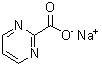 structure of CAS# 562101-38-6, Sodium 2-Pyrimidinecarboxylate;Pyrimidine-2-carboxylic acid sodium;Pyrimidine-2-carboxylic acid sodium salt;PYRIMIDINE-2-CARBOXYLICACIDSODIUM