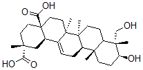 CAS#: 56283-68-2， 3beta,23-Dihydroxyolean-12-Ene-28,30-Dioic Acid