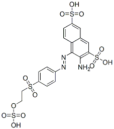 CAS#: 56317-51-2， 3-Amino-4-[[4-[[2-(Sulphooxy)Ethyl]Sulphonyl]Phenyl]Azo]Naphthalene-2,7-Disulphonic Acid