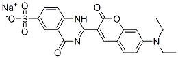 CAS#: 56330-12-2， Sodium 2-[7-(Diethylamino)-2-Oxo-2H-1-Benzopyran-3-Yl]-1,4-Dihydro-4-Oxoquinazoline-6-Sulphonate