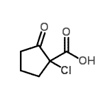 CAS#: 56447-19-9， 1-Chloro-2-Oxocyclopentanecarboxylic Acid