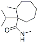 CAS#: 56471-47-7, 1-Isopropyl-N-Methyl-2-Methylcycloheptanecarboxamide
