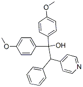 CAS 登录号:56501-74-7, 1,1-二(4-甲氧基苯基)-2-苯基-2-(4-吡啶基)乙醇