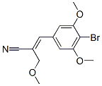 CAS 登录号:56518-39-9, 3-(4-溴-3,5-二甲氧基苯基)-2-(甲氧基甲基)丙烯腈