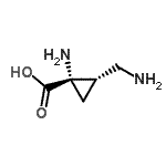 CAS 登录号：565237-96-9， (1S,2S)-1-氨基-2-(氨基甲基)环丙烷羧酸