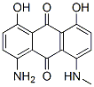 CAS 登录号：56524-77-7， 1-氨基-4,5-二羟基-8-(甲基氨基)蒽醌
