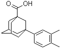 结构式 CAS# 56531-57-8, 1-(3,4-二甲苯基)-3-金刚烷羧酸