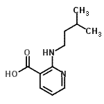 CAS#: 565448-78-4， 2-[(3-Methylbutyl)Amino]Nicotinic Acid