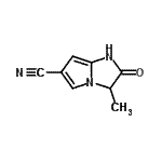 CAS#: 565453-80-7， 3-Methyl-2-Oxo-2,3-Dihydro-1H-Pyrrolo[1,2-a]Imidazole-6-Carbonitrile