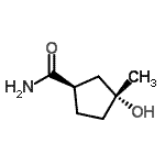 CAS#: 56558-68-0， (1R,3R)-3-Hydroxy-3-Methylcyclopentanecarboxamide