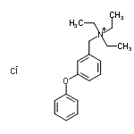 CAS 登录号:56562-64-2, N,N-二乙基-N-(3-苯氧基苄基)乙烷氯化铵
