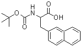 CAS#: 56583-58-5， 2-[(tert-Butoxycarbonyl)amino]-3-naphthalen-2-ylpropanoic acid