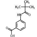 CAS#: 56619-96-6， 3-[(2,2-Dimethylpropanoyl)Amino]Benzoic Acid