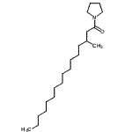 CAS#: 56630-57-0， 3-Methyl-1-(1-Pyrrolidinyl)-1-Hexadecanone