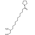 CAS#: 56630-61-6， 12-Methyl-1-(1-Pyrrolidinyl)-1-Tetradecanone