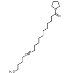CAS#: 56630-90-1， 1-(1-Pyrrolidinyl)-12-Octadecyn-1-One