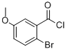 structure of CAS# 56658-04-9, 2-Bromo-5-Methoxybenzoyl Chloride;2-Bromo-5-Methoxy-Benzoyl Chloride;Zinc02559215;Rf 00407