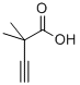 structure of CAS# 56663-76-4, 2,2-Dimethyl-3-Butynoic Acid;2,2-Dimethyl-But-3-Ynoic Acidi;3-Butynoic Acid, 2,2-Dimethyl-;2,2-DIMETHYL-BUT-3-YNOIC ACID