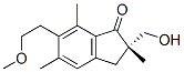 CAS 登录号:56670-45-2, (S)-2,3-二氢-2-(羟基甲基)-6-(2-甲氧基乙基)-2,5,7-三甲基-1H-茚-1-酮