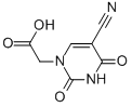 structure of CAS# 56673-29-1, 2-[5-Cyano-2,4-Dioxo-3,4-Dihydro-(2H)Pyrimidin-1-Yl]Acetic Acid;2-[5-Cyano-2,4-Dioxo-3,4-Dihydro-(2H)Pyrimidin-1-Yl]Acetic Acid;2-[5-Cyano-3,4-Dihydro-2,4-Dioxo-2H-Pyrimidin-1-Yl]Acetic Acid;2-[5-Cyano-2,4-Dioxo-3,4-Dihydro-1(2H)-Pyrimidinyl]Acetic Acid