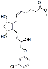 CAS#: 56687-85-5， (Z)-7-[2beta-[(1E,3R)-3-Hydroxy-4-(3-Chlorophenoxy)-1-Butenyl]-3alpha,5alpha-Dihydroxycyclopentane-1alpha-Yl]-5-Heptenoic Acid Methyl Ester