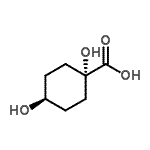 CAS#: 566934-91-6， trans-1,4-Dihydroxycyclohexanecarboxylic Acid
