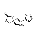 CAS#: 566938-27-0， (4R)-4-Ethyl-4-[(E)-2-(2-Furyl)Vinyl]-1,3-Oxazolidin-2-One