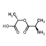CAS 登录号：56814-77-8， (2S)-2-(D-丙氨酰氧基)丙酸