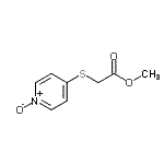 CAS#: 56839-40-8， Methyl [(1-Oxido-4-Pyridinyl)Sulfanyl]Acetate