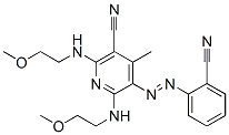 CAS#: 56842-61-6， 5-[(2-Cyanophenyl)Azo]-2,6-Bis[(2-Methoxyethyl)Amino]-4-Methylnicotinonitrile