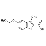 CAS#: 568558-22-5， 5-Ethoxy-3-Methyl-1-Benzofuran-2-Carboxylic Acid