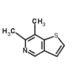 CAS#: 56857-06-8， 6,7-Dimethylthieno[3,2-c]Pyridine