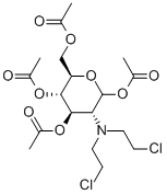 CAS#: 56879-48-2， 2-Deoxy-2-(Di-2-Chloroethyl)Amino-1,3,4,6-Tetraacetoxy-D-Glucopyranose