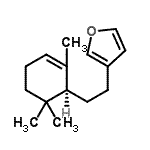 CAS#: 56881-44-8， 3-{2-[(1S)-2,6,6-Trimethyl-2-Cyclohexen-1-Yl]Ethyl}Furan