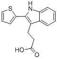 CAS#: 5691-03-2， 3-(2-Thien-2-Yl-1H-Indol-3-Yl)Propanoic Acid