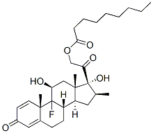 CAS#: 56933-62-1， 9-Fluoro-11beta,17,21-Trihydroxy-16beta-Methylpregna-1,4-Diene-3,20-Dione 21-Nonanoate