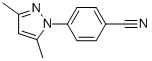 structure of CAS# 56935-79-6, 4-(3,5-Dimethyl-1H-Pyrazol-1-Yl)Benzonitrile;4-(3,5-Dimethyl-1H-Pyrazol-1-Yl)Benzonitrile 97%;4-(3,5-DIMETHYL-1H-PYRAZOL-1-YL)BENZONITRILE;1-(4-Cyanophenyl)-3,5-Dimethyl-1H-Pyrazole