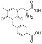 structure of CAS# 569371-10-4, (aS)-alpha-Amino-3-[(4-Carboxyphenyl)Methyl]-3,4-Dihydro-5-Iodo-2,4-Dioxo-1(2H)-Pyrimidinepropanoic Acid;(Alphas)-Alpha-Amino-3-[(4-Carboxyphenyl)Methyl]-3,4-Dihydro-5-Iodo-2,4-Dioxo-1(2H)-Pyrimidinepropanoic Acid;(AS)-ALPHA-AMINO-3-[(4-CARBOXYPHENYL)METHYL]-3,4-DIHYDRO-5-IODO-2,4-DIOXO-1(2H)-PYRIMIDINEPROPANOIC ACID;(AS)-ALPHA-AMINO-3-[(4-CARBOXYPHENYL)METHYL]-3,4-DIHYDRO-5-IODO-2,4-DIOXO-1(2H)-PYRIMIDINEPROPANOIC ACID