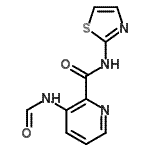 CAS#: 569687-85-0， 3-Formamido-N-(1,3-Thiazol-2-Yl)-2-Pyridinecarboxamide