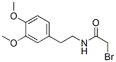 structure of CAS# 56997-75-2, N-(Bromoacetyl)Homoveratrylamine;2-Bromo-N-[2-(3,4-Dimethoxyphenyl)Ethyl]Ethanamide;2-Bromo-N-(3,4-Dimethoxyphenethyl)Acetamide;Acetamide, 2-Bromo-N-(2-(3,4-Dimethoxyphenyl)Ethyl)-
